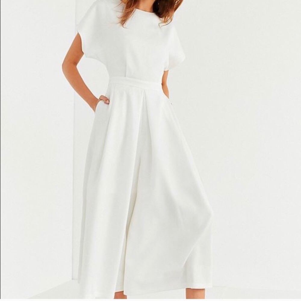 Urban outfitters white jumpsuit